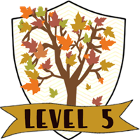 Fall in Love with Reading Level 05 Badge