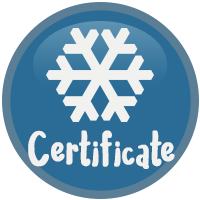 Winter Certificate Badge